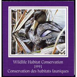 canadian wildlife habitat conservation stamp fwh7 black duck 8 50 1991