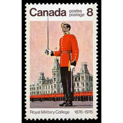 canada stamp 693iv wing parade and mackenzie building 8 1976