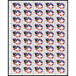 canada stamp 1270 maple leaf with multicoloured design 39 1990 m pane