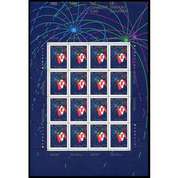 canada stamp 1278 canadian flag with fireworks 39 1990 m pane
