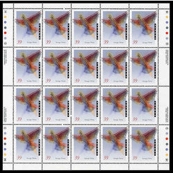canada stamp 1288 symbolic bird 39 1990 m pane