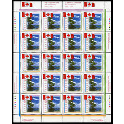 canada stamp 1546 flag with scene of lake 43 1995 m pane