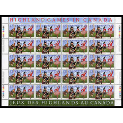 canada stamp 1655 highland games 45 1997 m pane