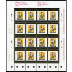 canada stamp 1800 coq licorne 95 1999 m pane