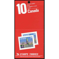 canada stamp bk booklets bk101 houses of parliament 1988 C