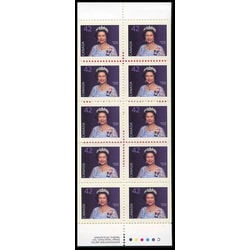 canada stamp bk booklets bk140a queen elizabeth ii 1991 B