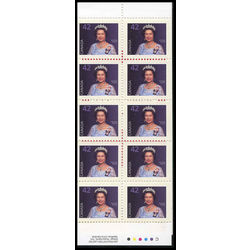 canada stamp bk booklets bk140a queen elizabeth ii 1991 C
