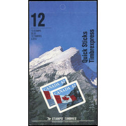 canada stamp bk booklets bk141 flag over mountains 1992 A