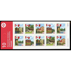 canada stamp bk booklets bk417 flag over mills 2010