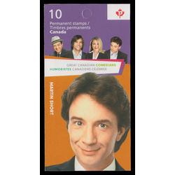 canada stamp bk booklets bk599 martin short 2014