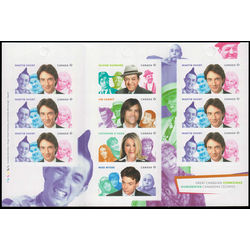 canada stamp bk booklets bk599 martin short 2014
