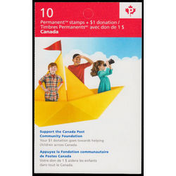 canada stamp bk booklets bk603 children in a boat 2014