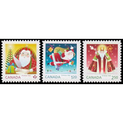 canada stamp 2798 2800 santa 2014