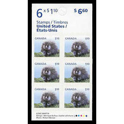 canada stamp bk booklets bk518 porcupine 2013