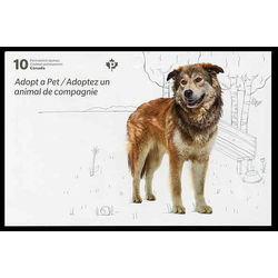 canada stamp bk booklets bk536 adopt a pet 2013