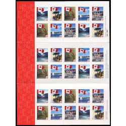 canada stamp bk booklets bk342 permanent booklets flags 2006