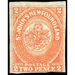 newfoundland stamp 11iii 1860 second pence issue 2d 1860