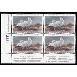 canadian wildlife habitat conservation stamp fwh10c ross geese 8 50 1994