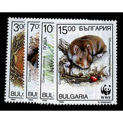 bulgaria stamp 3831 34 wildlife 1994