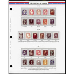 annual supplement for the sentinel usa stamp album