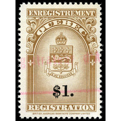 canada revenue stamp qr34 coat of arms 1 1962