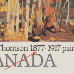 canada stamp 734ii autumn birches 12 1977