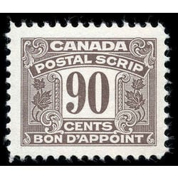 canada revenue stamp fps58 postal scrip third issue 90 1967