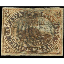canada stamp 4i beaver used very fine 1852  3