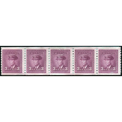 canada stamp 280strip king george vi 1948 m end strip 6
