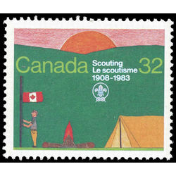 canada stamp 993ii scout encampment 32 1983