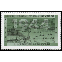 canada stamp 1537i d day beachhead 43 1994
