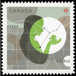 canada stamp 2454i virgo the maiden 2012