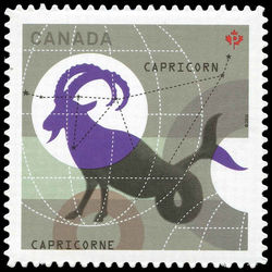 canada stamp 2458i capricorn the sea goat 2013