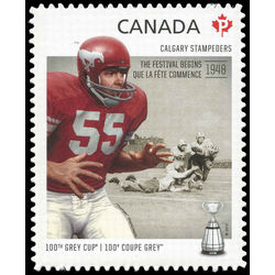 canada stamp 2571i calgary stampeders wayne harris 1938 the festival begins 2012