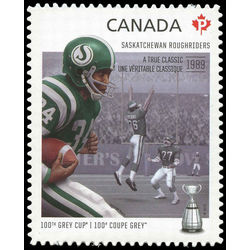 canada stamp 2572i saskatchewan roughriders george reed 1939 a true classic 2012