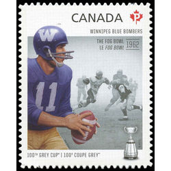 canada stamp 2573i winnipeg blue bombers ken ploen 1935 the fog bowl 2012