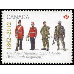 canada stamp 2579i the royal hamilton light infantry 2012