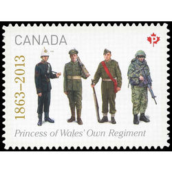 canada stamp 2635i the princess of wales own regiment 2013