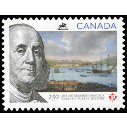 canada stamp 2649i benjamin franklin quebec city 2013