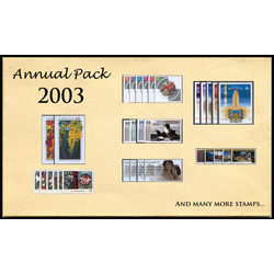 canada complete year set 2003 mint
