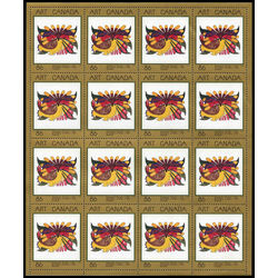 canada stamp 1466 drawing for the owl 86 1993 m pane bl