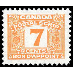 canada revenue stamp fps47 postal scrip third issue 7 1967