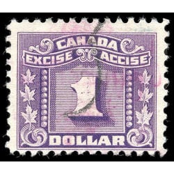 canada revenue stamp fx82 three leaf excise tax 1 1934