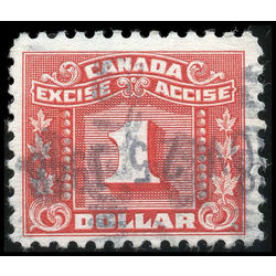 canada revenue stamp fx84 three leaf excise tax 1 1934