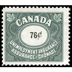canada revenue stamp fu75 unemployment insurance stamps 76 1960