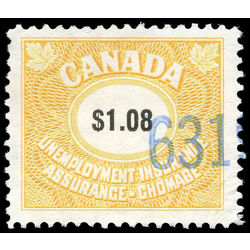 canada revenue stamp fu77 unemployment insurance stamps 1 08 1960