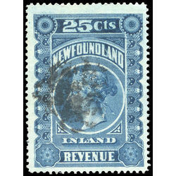 canada revenue stamp nfr3 queen victoria 25 1898