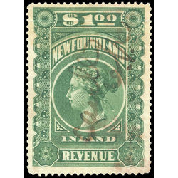 canada revenue stamp nfr6 queen victoria 1 1898