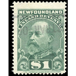 canada revenue stamp nfr12 king edward vii 1 1907