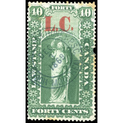canada revenue stamp ql4 law stamps 40 1864